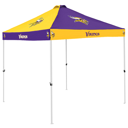 LOGO BRANDS Minnesota Vikings Checkerboard Canopy 618-42C